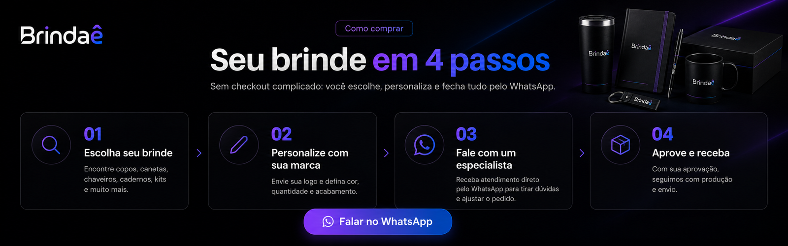 Brindaê — banner promocional